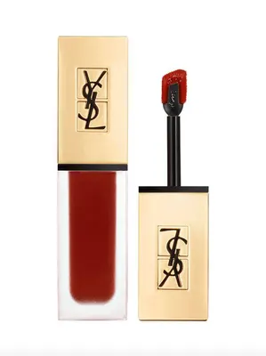 Rouge à lèvres liquide mat YSL 08, couleur intense