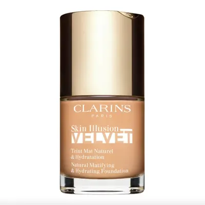 Clarins Skin Illusion Velvet 107C, fond de teint mat