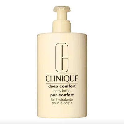 Lait corps Clinique Deep Comfort, flacon pompe