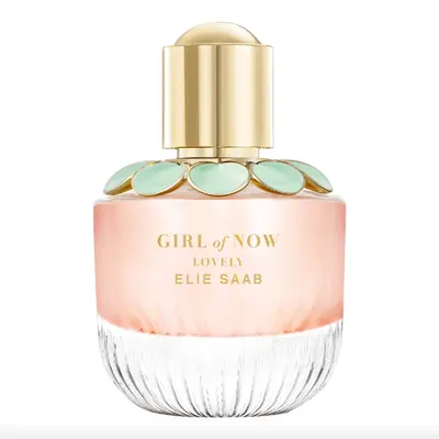 Girl of Now Lovely, 50 ml d’Elie Saab — mandarine, poire & frangipanier