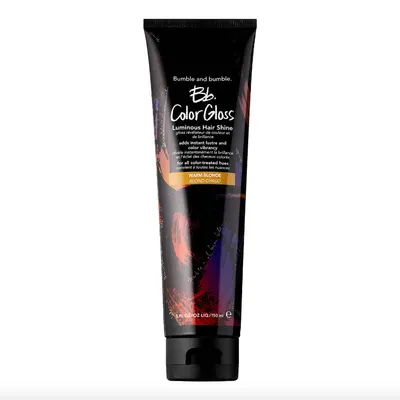 Gloss capillaire blond chaud pour cheveux colorés