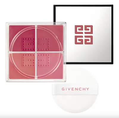 Blush poudre Givenchy N°05 Popeline Violine, quatre teintes