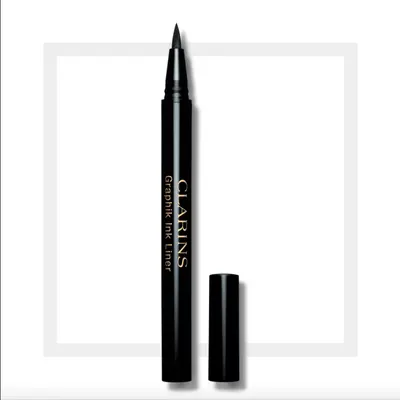Eyeliner waterproof Graphik Ink noir 01 à pointe feutre — Clarins