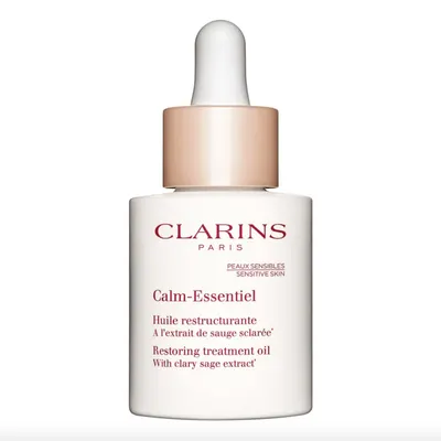 Huile Calm-Essentiel Clarins pour peaux réactives