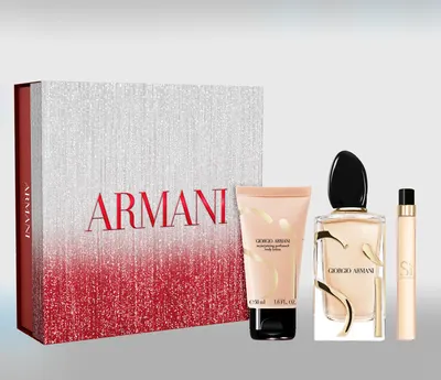 Coffret Sì Giorgio Armani : eau de parfum et lotion, 100, 10 et 50 ml