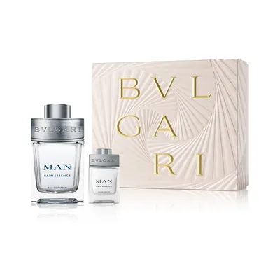 Duo de flacons BVLGARI Man Rain Essence en coffret