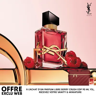 Berry Crush, eau de parfum framboise et coco — YSL, 50 ml