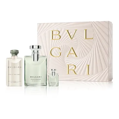 Coffret Bvlgari Pour Homme : EDP 100 ml, gel douche et flacon assorti