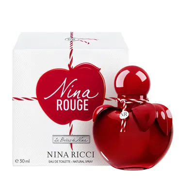 Eau de toilette Nina Rouge en flacon pomme, 30 ml – Nina Ricci