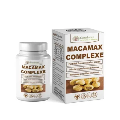 Macamax Complexe, extrait de maca, 60 gélules