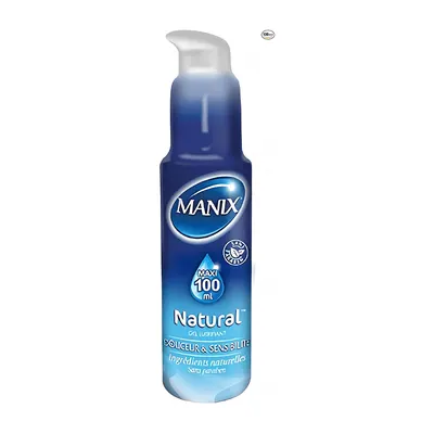 Gel intime MANIX Natural à base d’eau, flacon 100 ml