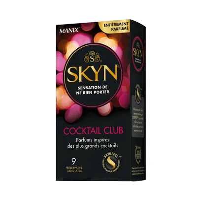 MANIX SKYN Cocktail Club : coffret de 9 préservatifs variés