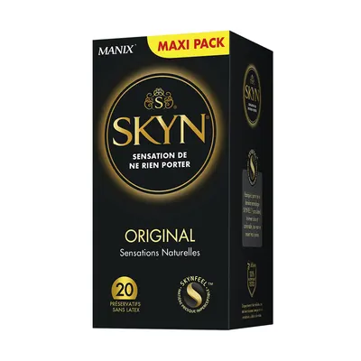 Préservatifs SKYN Original sans latex, boîte de 20