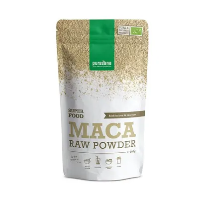Poudre de racine de maca Purasana, 200 g