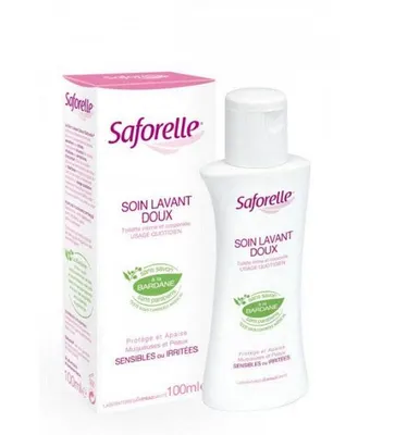 Saforelle, soin lavant intime doux en format 100 ml