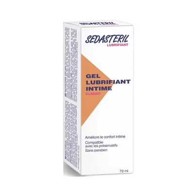 Gel lubrifiant intime Sedasteril Classic, 70 ml