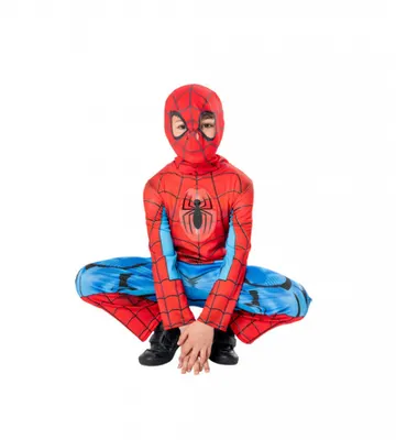 L’aventure Spider-Man en rouge et bleu, déguisement 7-8 ans